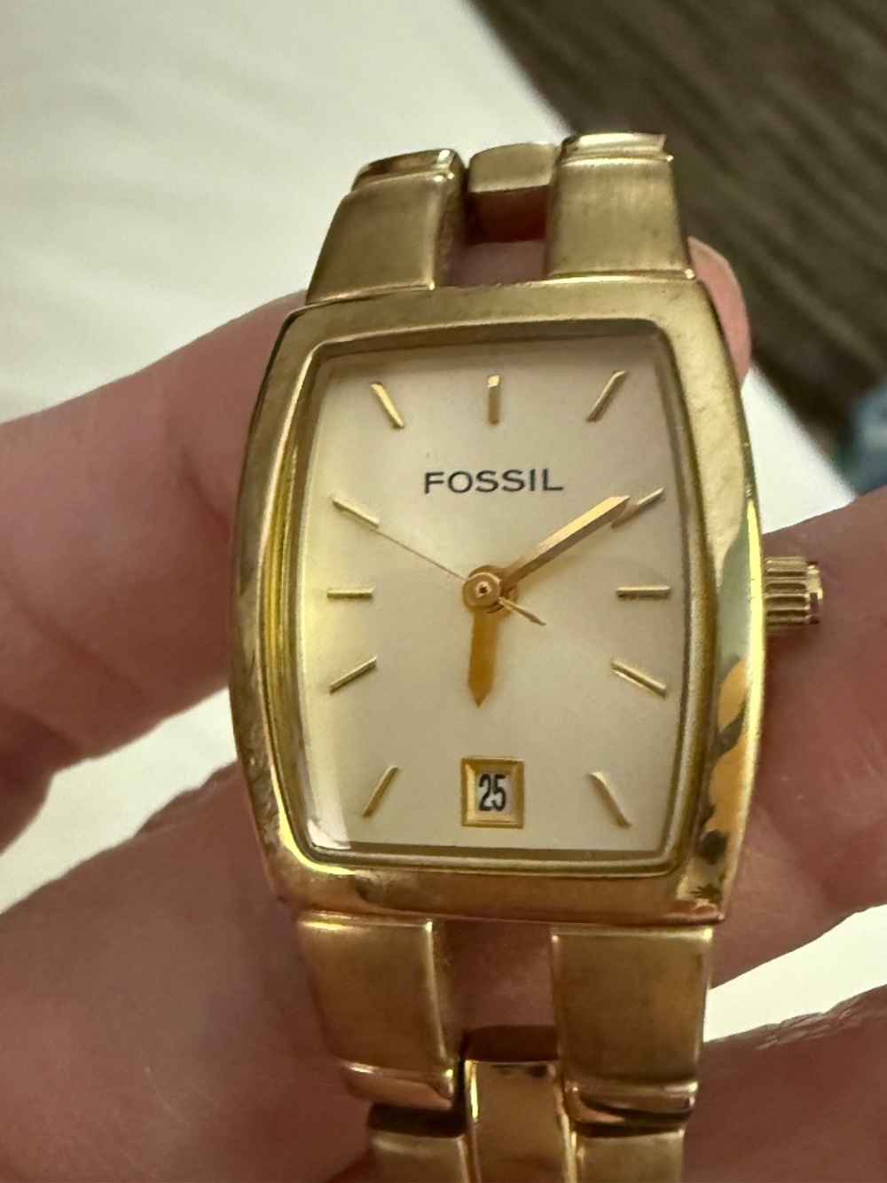 Fossil watch with date